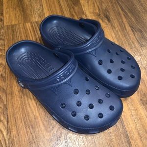 Navy Blue Crocs